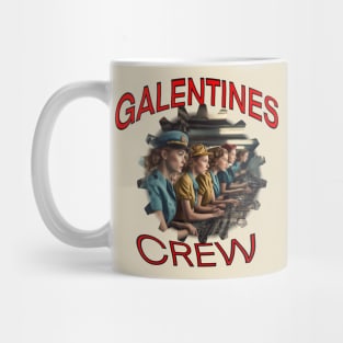 Galentines crew radar plotting Mug